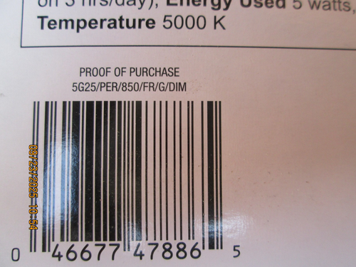 Philips 40W Equivalent Daylight G25 Medium Frosted LED Decorative Light Bulb 5wt - Picture 4 of 4