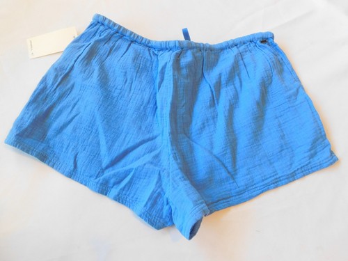 O'Neill Damen Junior Brenda Shorts blau Kordelzug Crinkle Größe L Large neu mit Etikett - Bild 5 von 5