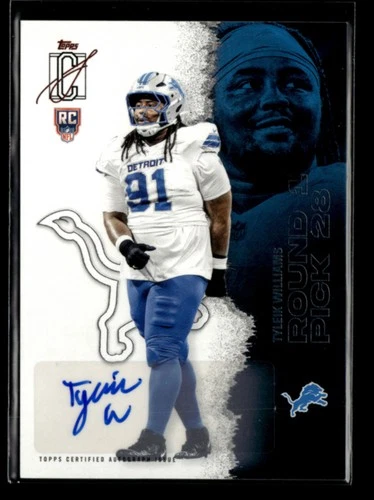2025 Topps Signature Tyleik Williams Rookie Class Autographs (RAW)