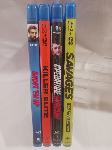 Action Filme (Blu-ray Lot) Shoot Em Up Operation Endgame Killer Elite Savages - Bild 18 von 21