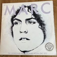 Marc Bolan - The Words And Music Of Marc Bolan 1947 - 1977, 2xLP, (Vinyl) Vg+vg+