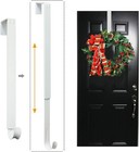 Wreath Hanger, Adjustable Over The Door Wreath Hanger from 15" to 25" (White)