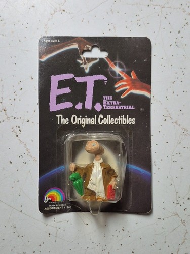 NOS E. T. The Extra Terrestrial 1982 LJN, The Original Collectibles, sealed 2.5"