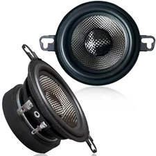 Warzone 2x WZ37PTi 3.5" Mid Range Speaker Pair 200W Max 60W RMS 4 Ohm Car Audio