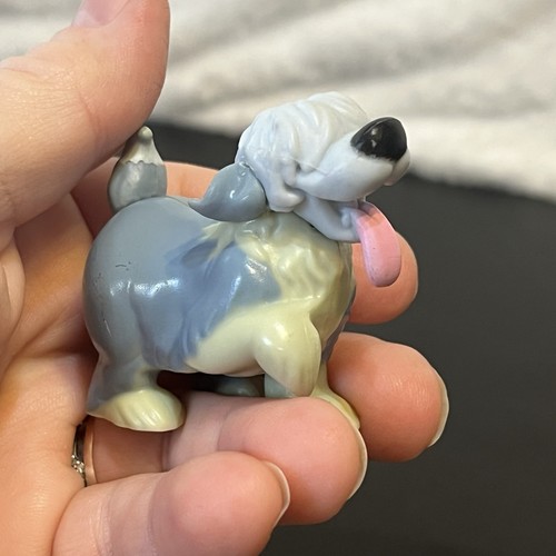 Disney Die kleine Meerjungfrau Max der Schäferhund Hund Kunststoff PVC Spielzeug Figur Vintage 2 Zoll - Bild 11 von 12