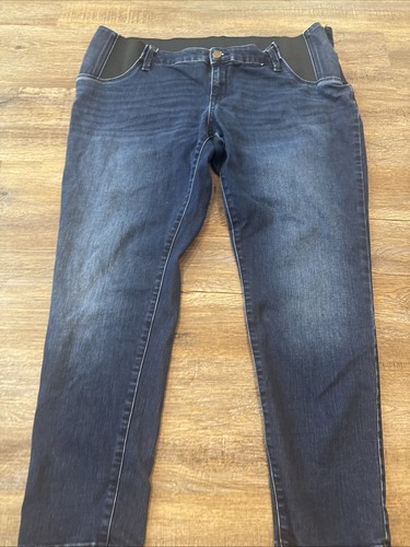 Isabel Umstandsjegging Größe 16 Denim Gummibund blau - Bild 2 von 13