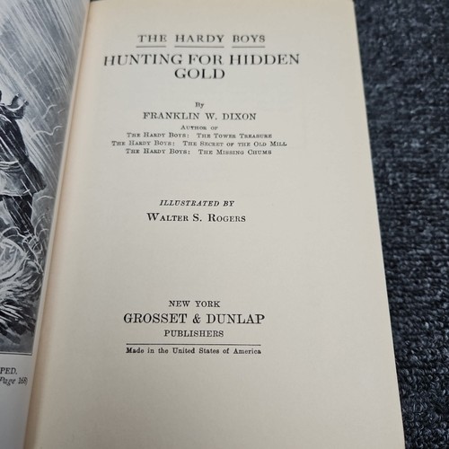 The Hardy Boys Hunting for Hidden Gold by Franklin W. Dixon Hardcover 1928 RARE - Picture 9 of 14