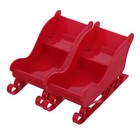  2 Pcs Schlitten Deko Weihnachtssüßigkeitsgericht Weihnachtstischverzierung