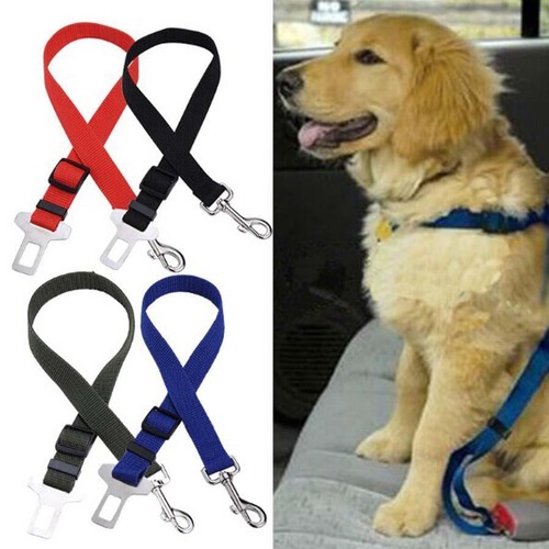 Dog Harness Collar Adjustable Hand Strap Padded Pet Outdoor Seat Belt Security - Picture 5 of 15