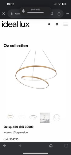 Ideal Lux OZ SP D80 Finish. - Picture 3 of 6