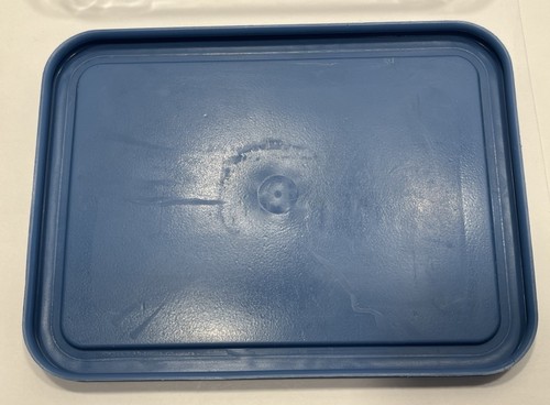 Pyrex 7210 3-Cup Rectangle Glass Storage Dish With 7210 Plastic Blue Cover READ - Picture 8 of 16
