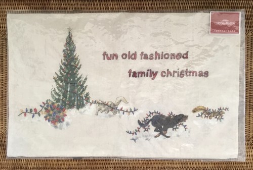 POTTERY BARN National Lampoon Christmas Vacation Lumbar Pillow Cover Embroidery - Picture 6 of 7