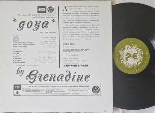 GRENADINE - Goya - Vinyl Record. Lounge 1992 US label No. 59 - Bild 2 von 2