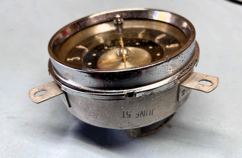 1950 51 52 BUICK ПРИБОРНОЙ ПАНЕЛИ ЧАСЫ GEO W BORG CORP - HOT ROD КРЫСА СТЕРЖЕНЬ - Изображение 4 из 4