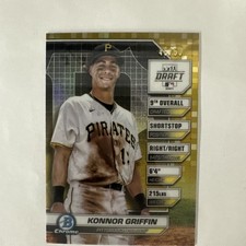 2024 Bowman Chrome Draft Night Gold Refractors #BDN2 Konnor Griffin 45/50 RC