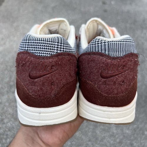 Nike Air Max 1 Houndstooth Bronze Eclipse Total Orange size 10.5 - Afbeelding 6 van 9