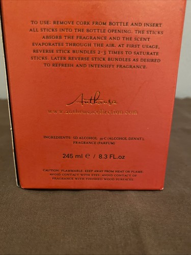 Anthousa Home Ambiance Perfume Holiday Red Holly Edelweiss 8.3 Fl Oz NO STICKS - Picture 3 of 7