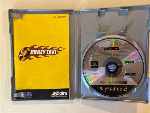 Crazy Taxi Platinum PlayStation 2 (PS2 2000 PAL) Complete W Manual - Foto 3 di 3