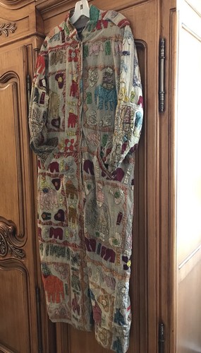 Long Hand Stitched Duster Coat