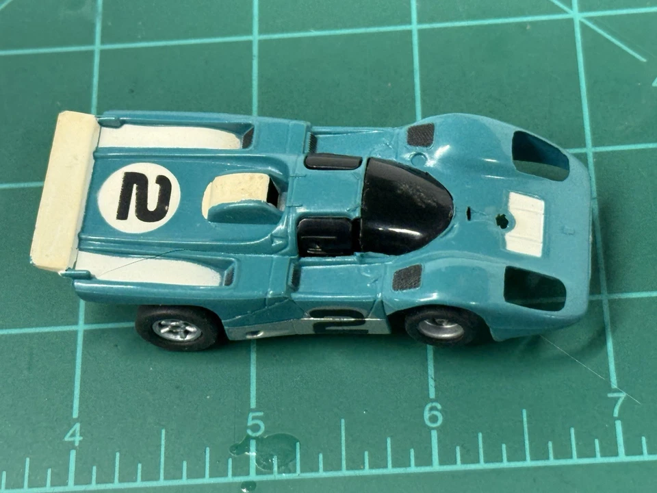 Carrocería Ferrari Slot Car On Auto World HO Slot Car Chasis Tyco/AFX Track Foto 2 de 4