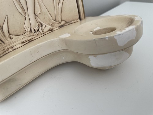 Artforum Kerzenleuchter Jugendstil creme Nymphe nach französischen Originalen - Bild 3 von 13