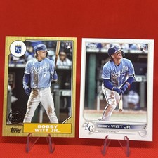 2✨Bobby Witt Jr. RARE ROOKIE 2022 Topps Kansas City Royals Star 1 Base RC