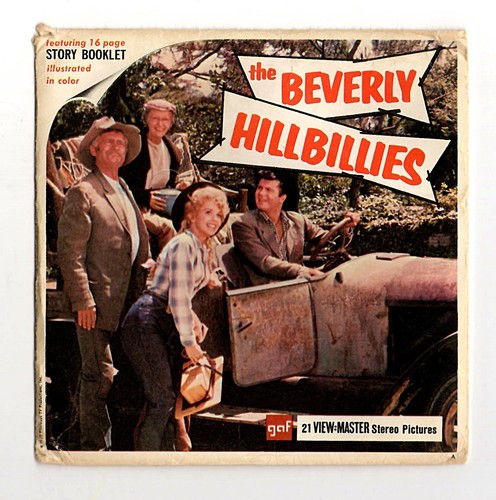 1960s VIEW-MASTER #A570 "THE BEVERLY HILLBILLIES" 3-REEL PACKET WITH BOOKLET