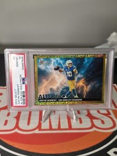 2024 Justin Herbert Panini Select Alter Ego /10 PSA 10 #5 Gold Prizm
