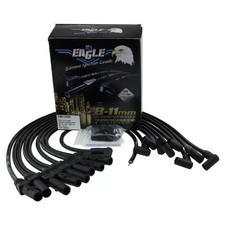 Eagle E98125BK Ignition Lead Set 9mm Around R/C for Ford 302 351 Cleveland V8 HE