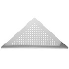 No-Drill Bathroom Corner Shelf Stainless Steel Triangular Wall Mount Shower