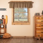 Rustic 16"x72" Valance Green Rod Pocket Cedar Kitchen Window Curtains VHC Brands