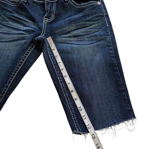 PREMIERE by Rue21 Embroidered Angel Studded Pockets Low Rise Bermuda Size 7/8 R - Picture 9 of 12