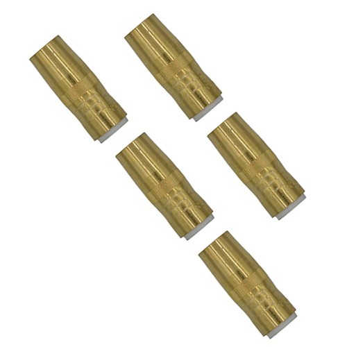 5PK NS5818B Welding Nozzle 58 Inch 18 Inch Recess Copper for Bernard MIG - Picture 5 of 7