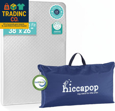 Pack and Play Mattress Pad 38"X26"X1.25" , Playpen Pad, Portable Crib Mattress