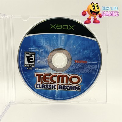 Tecmo Classic Arcade Microsoft Original Xbox Tested Authentic Disc Only Great