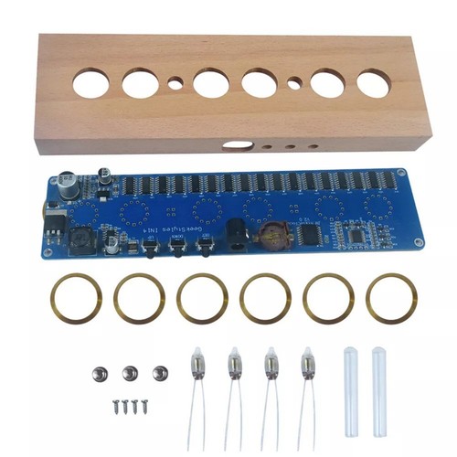 Alarm Clock DIY Kit 24-hour Display PCB Circuit Board Refresh Time Setting - Afbeelding 9 van 10