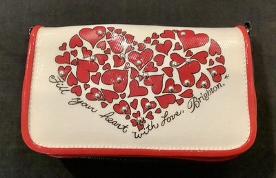 Brighton ''Fill Your Heart With Love'' Mini Crossbody Handbag - Purse - NEW