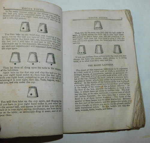 1840's Whole Art of Conjuring or Hocus Pocus Magic Handbook - Imagen 4 de 15