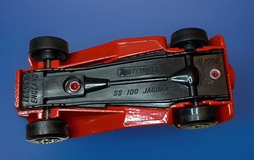 Matchbox MB47 the Jaguar SS 100 red with tan interior, Lesney, 1982, 1:50 - Picture 5 of 5