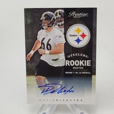 David DeCastro/899 Rookie Card 2012 Prestige Rookie Autographs #217 