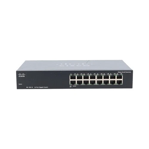 Cisco SG 100-16 Unmanaged Switch Small Business - Gigabit Switch