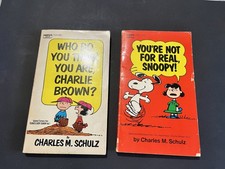 Lot of 3 Charlie Brown Paperback Books By Charles M. Schulz