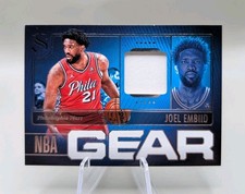 Joel Embiid 2024-25 Silhouette: NBA Gear Game-worn Patch - Philadelphia 76ers