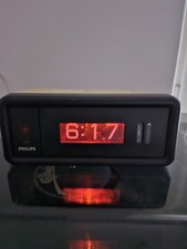 Vintage Philips Flip clock - Bianco - HR5272 Funzionante 