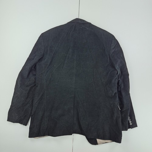 HUGO BOSS Blazer 50 Black Mens Corduroy 100% Cotton - Picture 11 of 14
