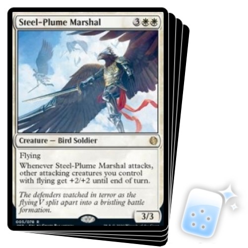 STEEL-PLUME MARSHAL X4 Jumpstart Magic MTG MINT CARD - Picture 1 of 1