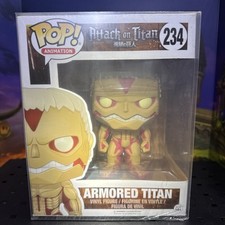 Vaulted Funko Pop! 6": Attack on Titan Armored Titan #234 w/ Protective Case