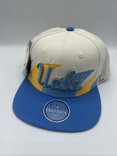 UCLA Bruins Hat Zephyr Z Hat Retro Sharktooth Performance Snapback Cap H11 - Picture 5 of 8