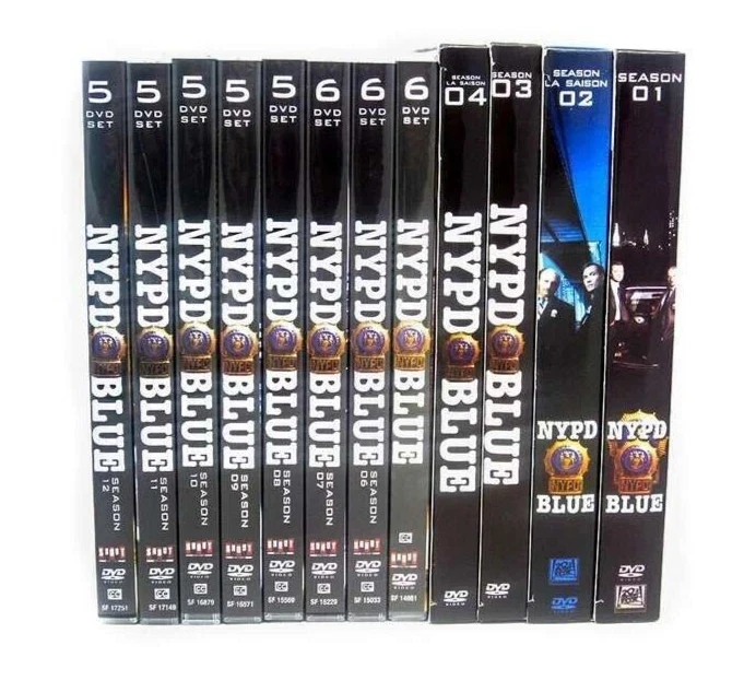 NYPD Blue: Complete TV Series Seasons 1-12 (DVD 63-Disc Box Set) Region 1 NEW Foto 2 de 2