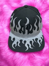 11 by Boris Bidjan Saberi Remake Paint Fire Y2K Grunge New Era Cap